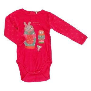 Body fuchsia bébé fille 12 MOIS DPAM