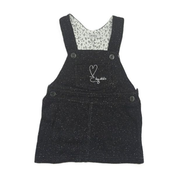 Robe bretelles noire brillants bébé fille 12 MOIS IKKS