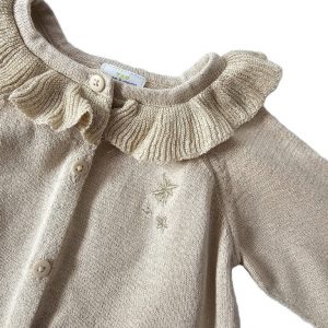 Gilet mailles doré bébé fille 18 MOIS TAPE A L’OEIL TAO
