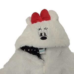 Blouson à capuche polaire blanc Minnie bébé fille 3 MOIS DISNEY
