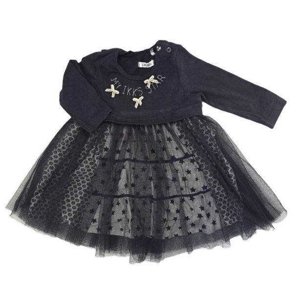 Robe marine tulle étoiles bébé fille 3 MOIS IKKS