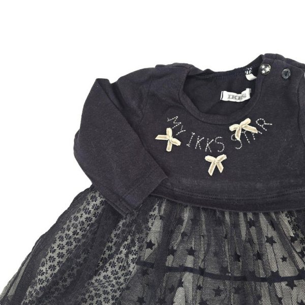 Robe marine tulle étoiles bébé fille 3 MOIS IKKS