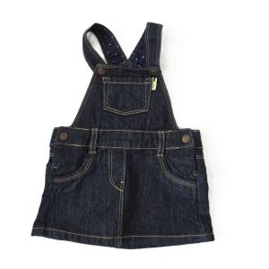 Robe bretelles en jean bébé fille 6 MOIS KIABI