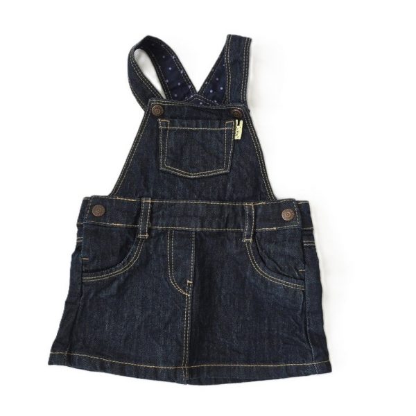 Robe bretelles en jean bébé fille 6 MOIS KIABI
