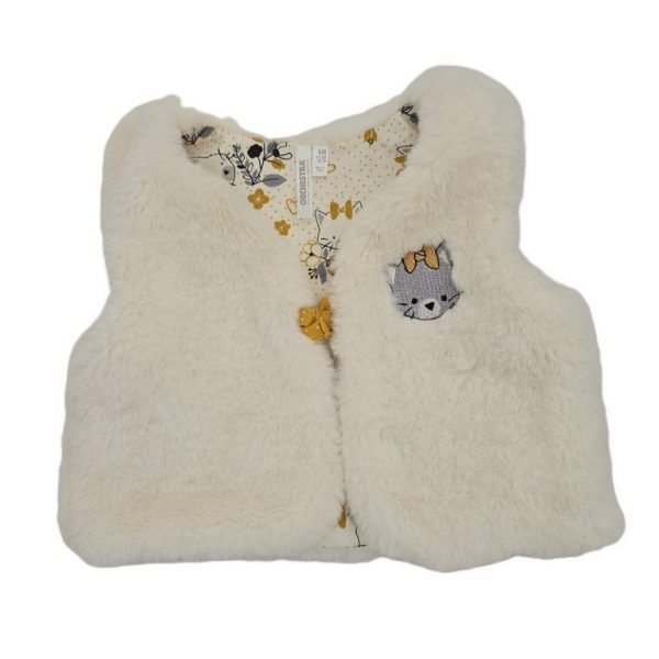 Ensemble Robe + Gilet sans manche bébé fille 6 MOIS ORCHESTRA