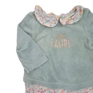 Pyjama bi matières Club câlins bébé fille 3 MOIS TAPE A L’OEIL TAO