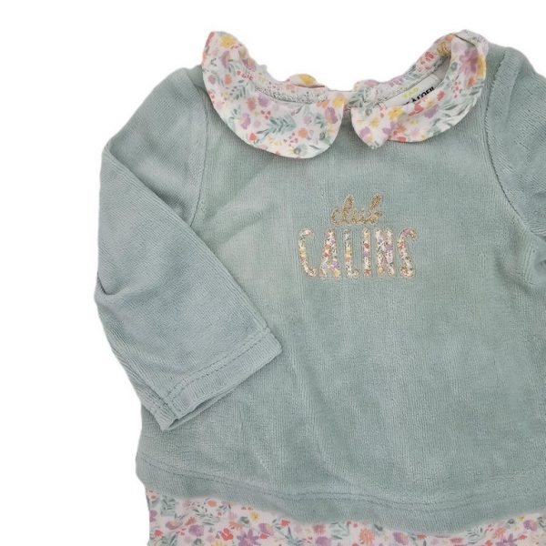 Pyjama bi matières Club câlins bébé fille 3 MOIS TAPE A L'OEIL TAO