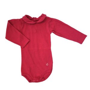 Body col rouge bébé fille 12 MOIS PETIT BATEAU