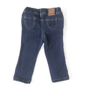 Pantalon jean bleu foncé bébé fille 12 MOIS DPAM