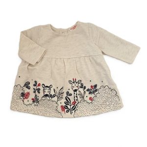 Robe écru brodée bébé fille 3 MOIS DPAM