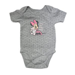 Body gris pois Minnie bébé fille 6 MOIS DISNEY