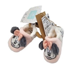 Chaussons Minnie rose blanc 6/9 MOIS DISNEY