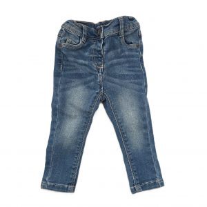 Pantalon jean bleu délavé mixte 6 MOIS TAO