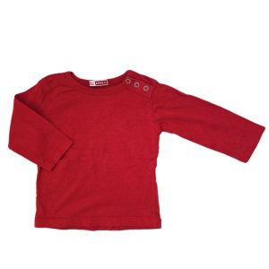 T-shirt rouge bébé mixte 6 MOIS DPAM